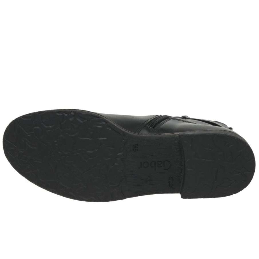 Gabor Norge Svart Nolene Chelsea Støvler For Kvinner