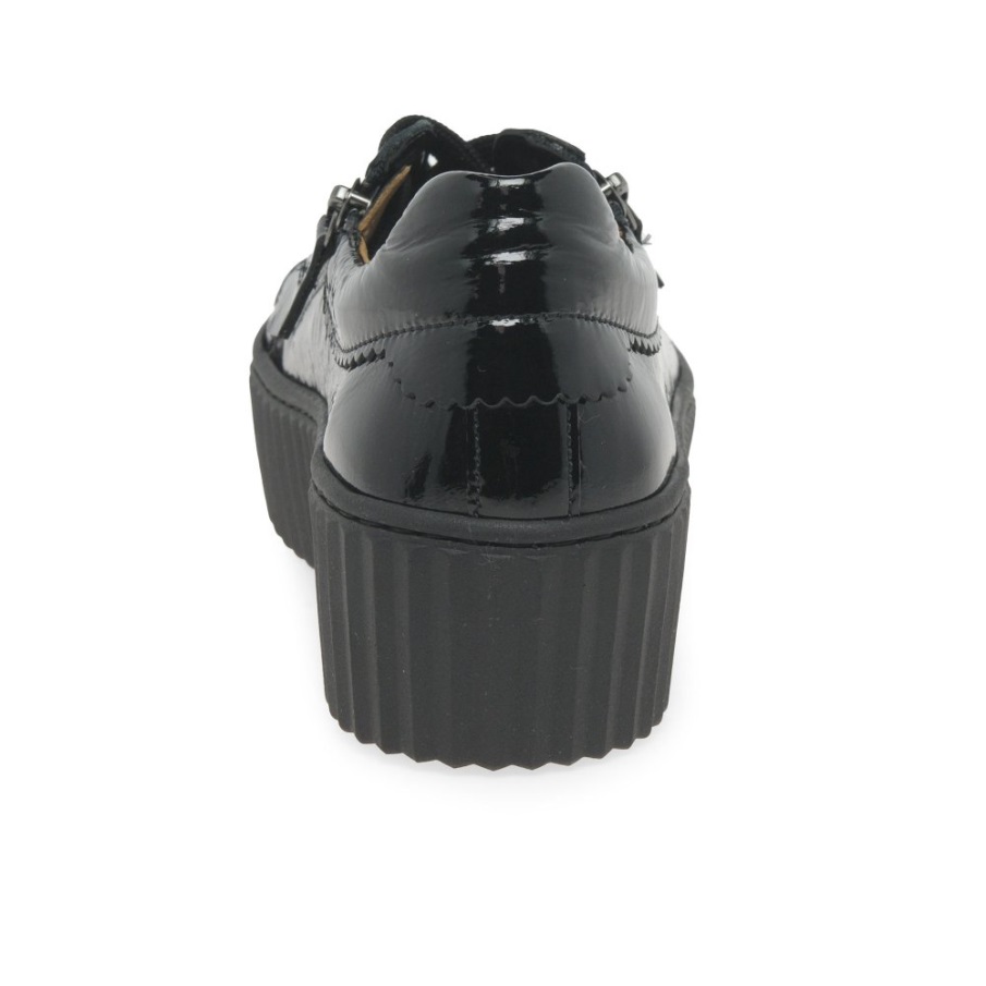 Gabor Svart Patent Dolly Damesko