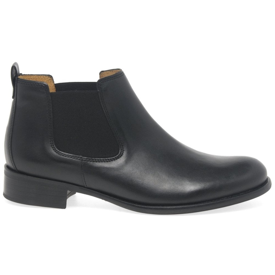 Gabor Norge Black Zodiac Chelsea Boots For Kvinner