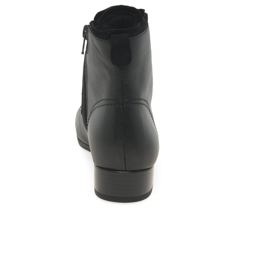 Gabor Boat Dame Ankelstøvletter Svart