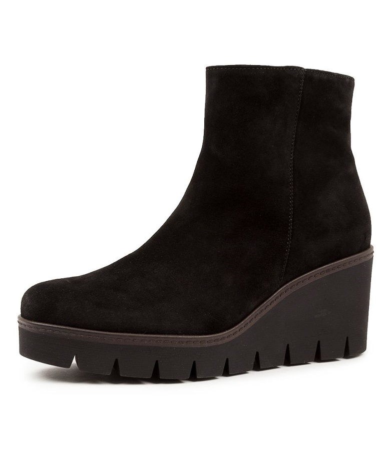 Gabor Chloe Schwarz Semsket Skinn