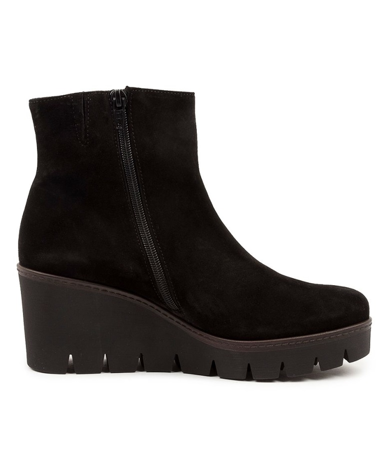 Gabor Chloe Schwarz Semsket Skinn