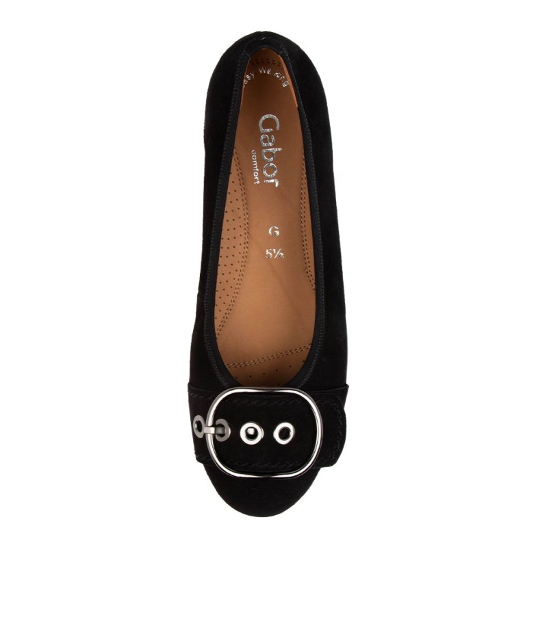 Gabor Emily Schwarz Semsket Skinn