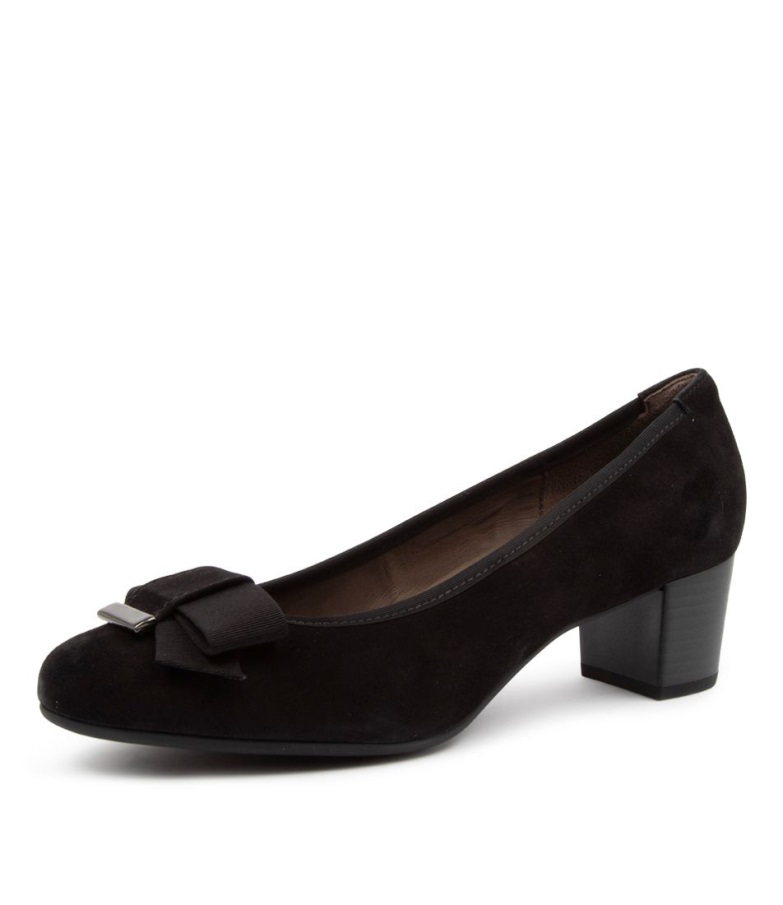 Gabor Fernanda Schwarz Semsket Skinn