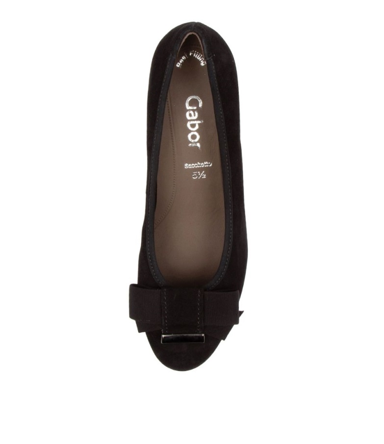 Gabor Fernanda Schwarz Semsket Skinn