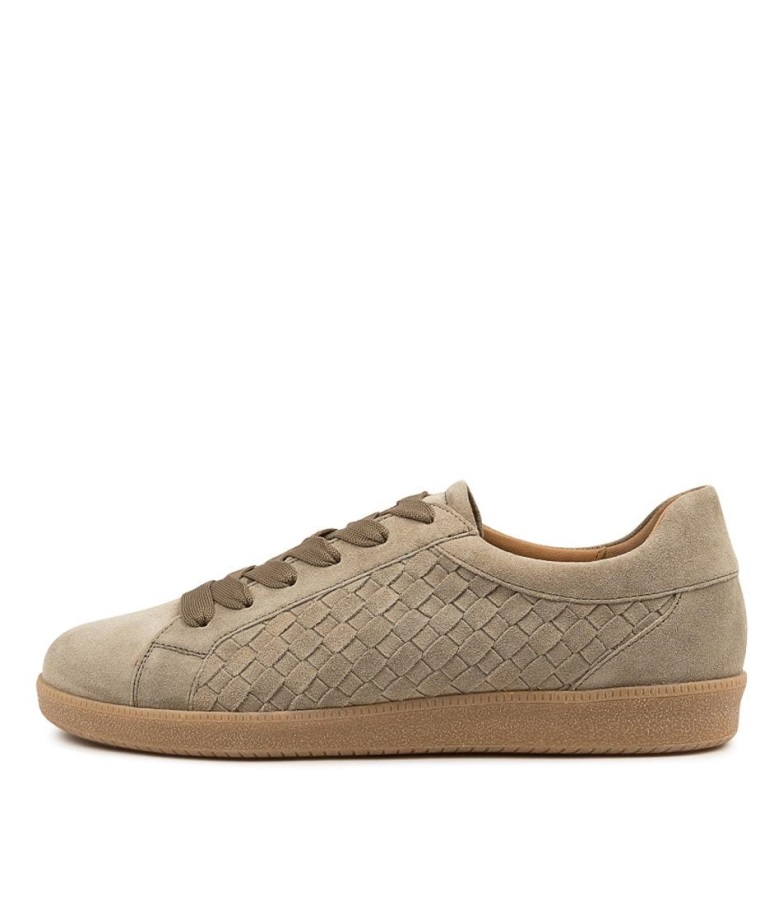 Gabor Fuzzy Grå Semsket Skinn