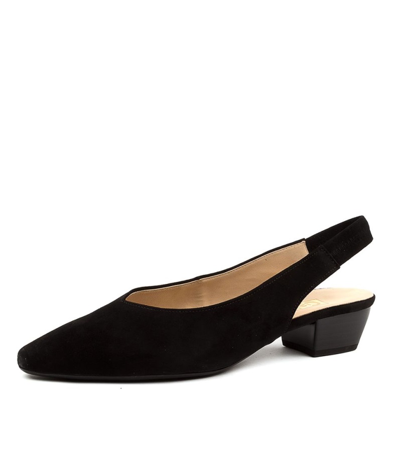 Gabor Gracie Schwarz Semsket Skinn