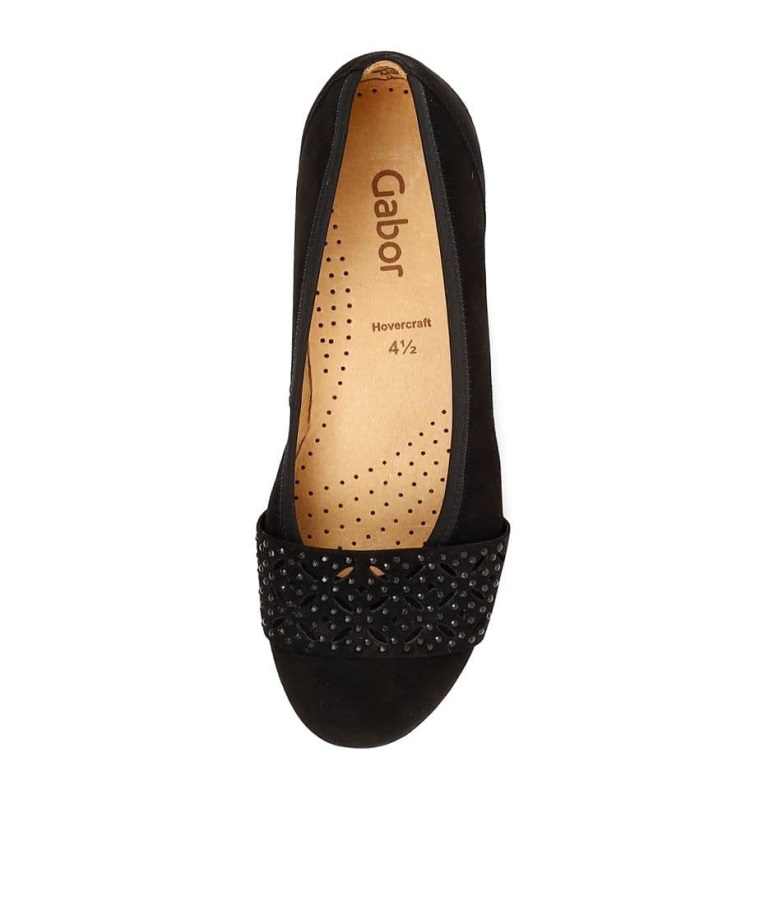 Gabor Irina Schwarz Semsket Skinn