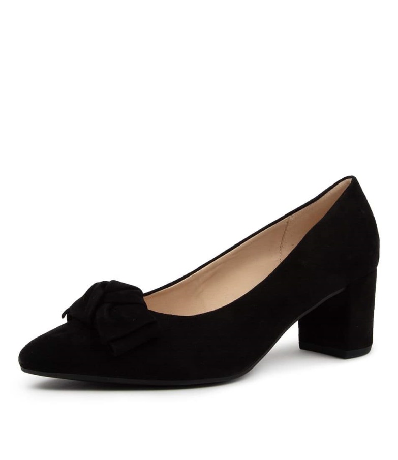 Gabor Judie Svart Semsket Skinn