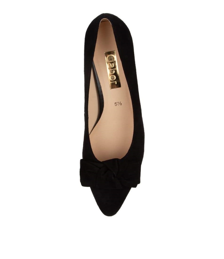 Gabor Judie Svart Semsket Skinn