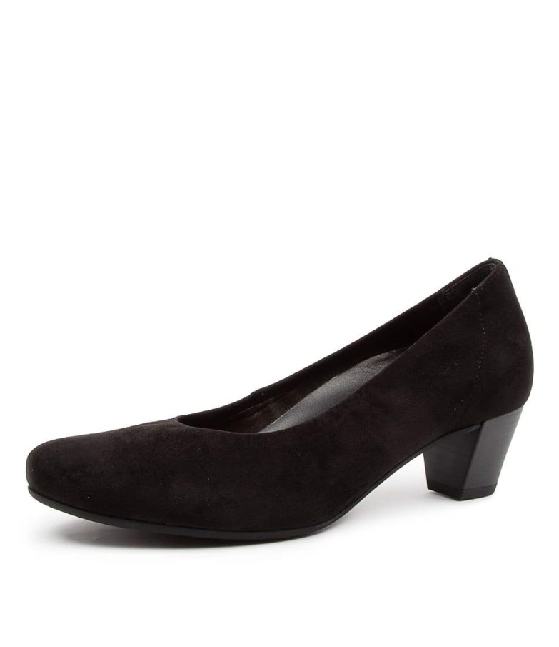 Gabor Kira Schwarz Semsket Skinn