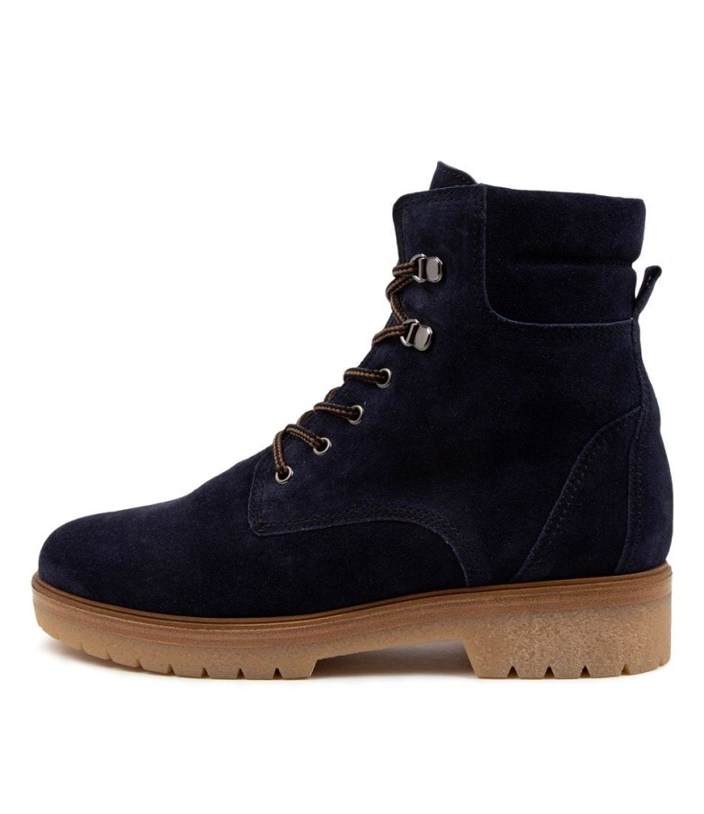 Gabor Korine Marine Semsket Skinn