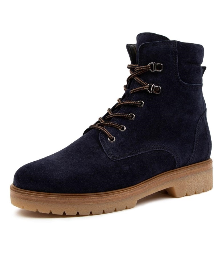 Gabor Korine Marine Semsket Skinn