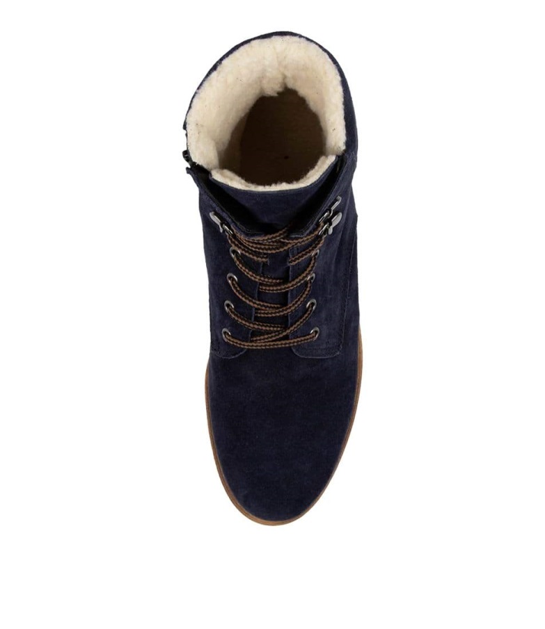 Gabor Korine Marine Semsket Skinn