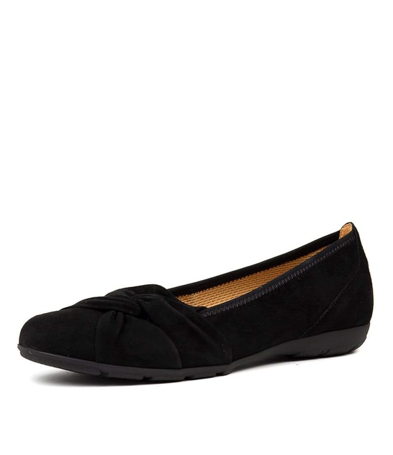 Gabor Lightening Schwarz Semsket Skinn