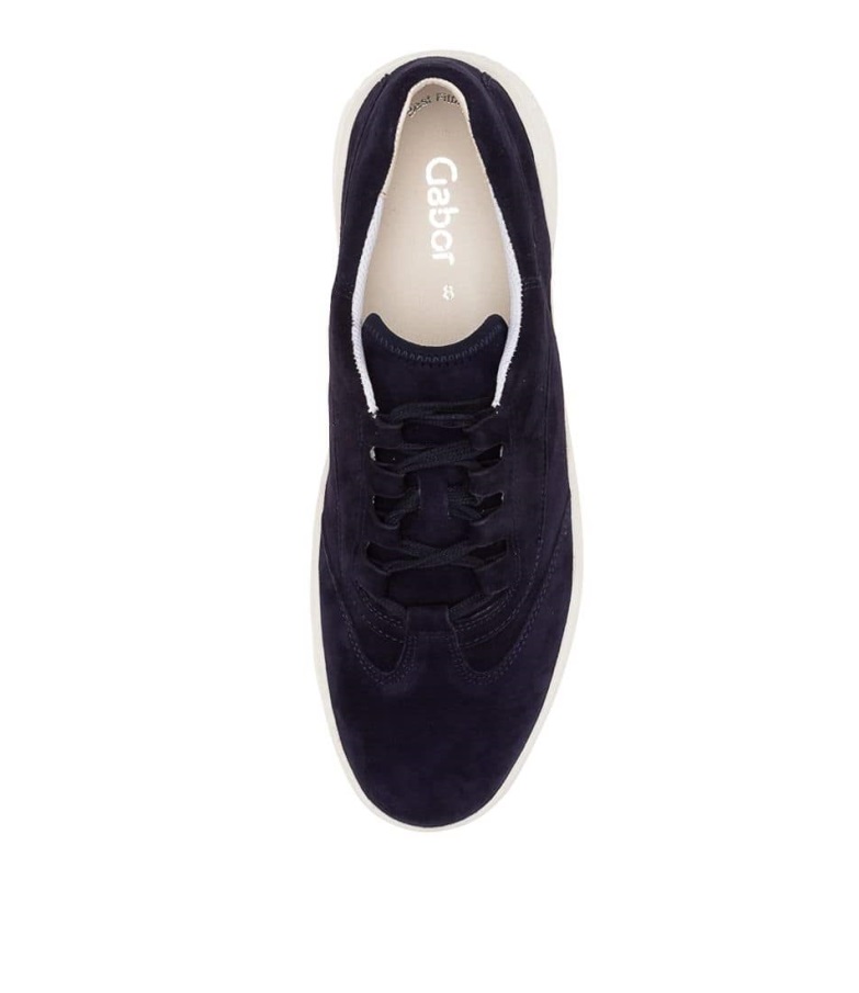 Gabor Marlow Kornblomst Blå Semsket Skinn