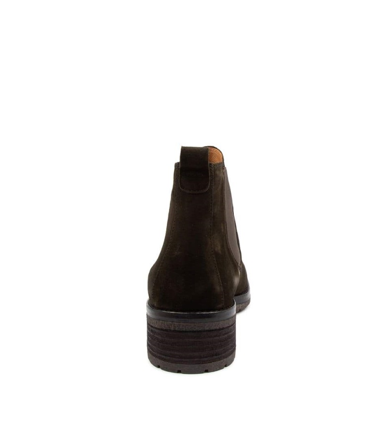 Gabor Matilda Grønn Semsket Skinn