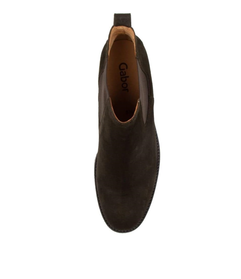 Gabor Matilda Grønn Semsket Skinn