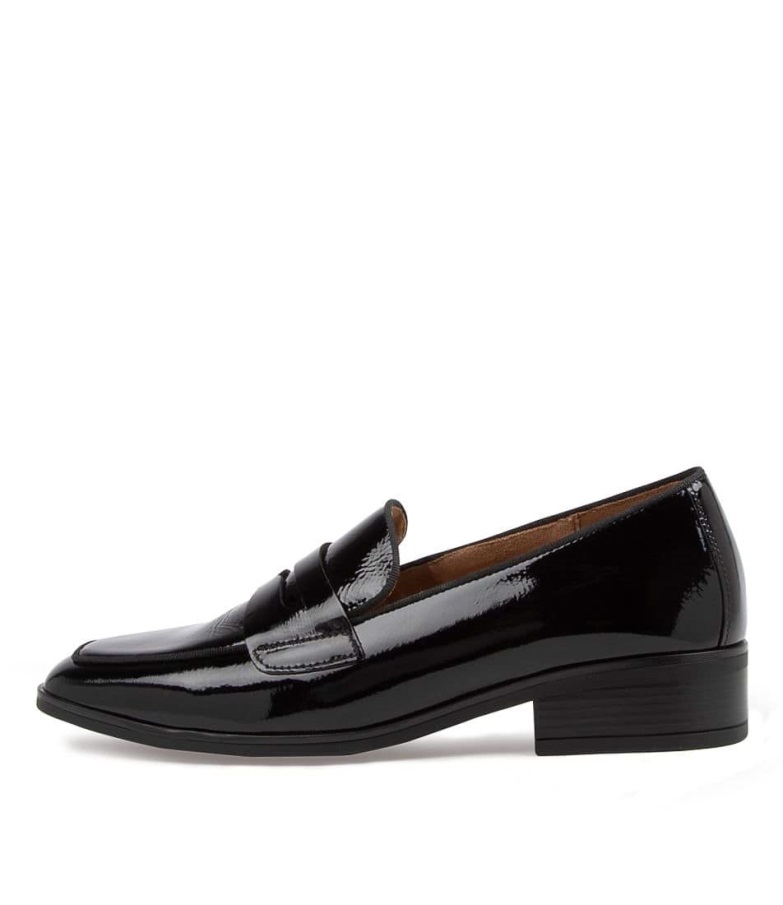 Gabor Rabke Schwarz Loafers I Skinn