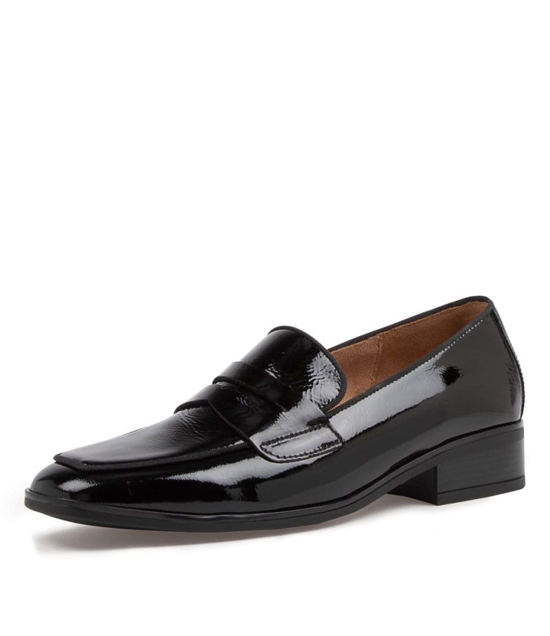 Gabor Rabke Schwarz Loafers I Skinn