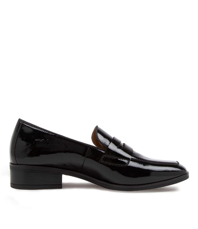 Gabor Rabke Schwarz Loafers I Skinn