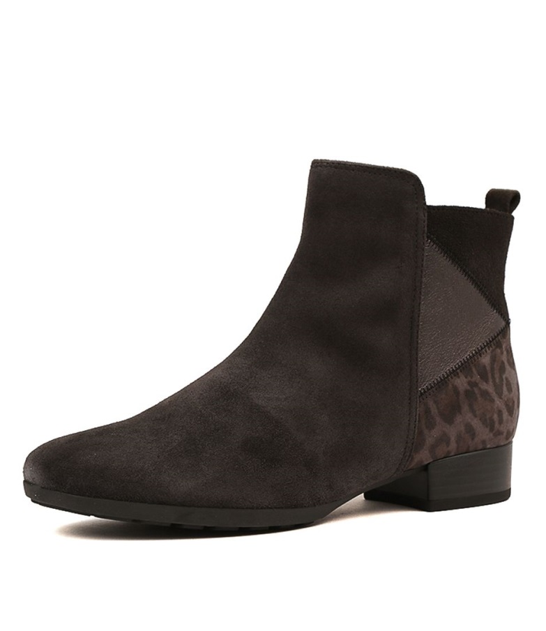 Gabor Reggae Mørkegrått Skinn Multi