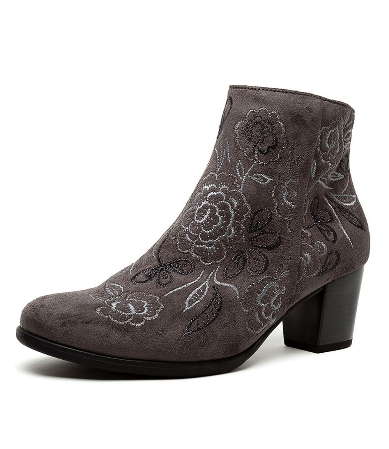 Gabor Rosa Mørkegrå Velur