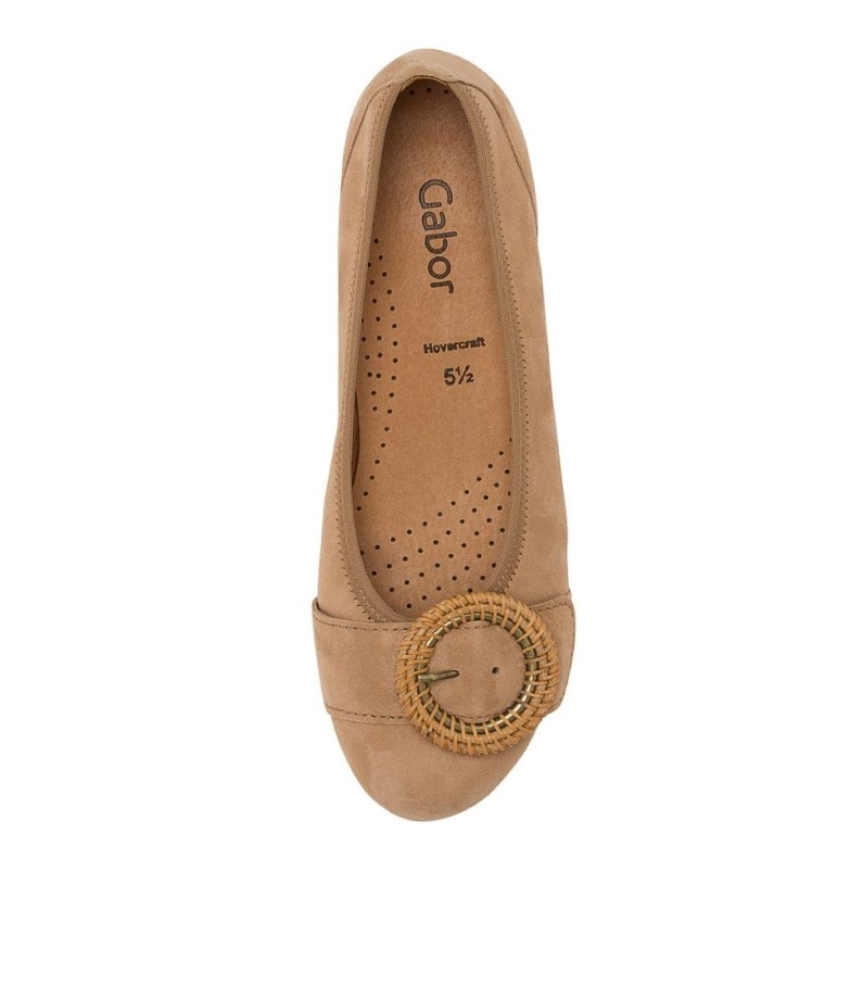 Gabor Shez Karamell Semsket Skinn