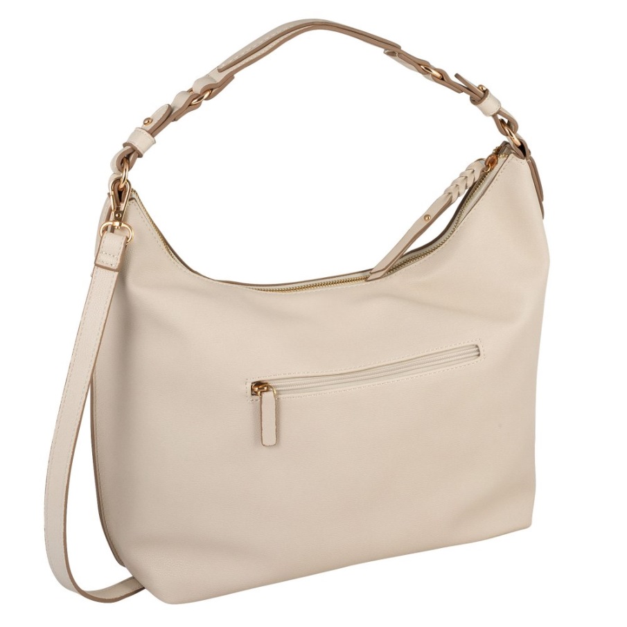 Gabor Norge Sina Womens Hobo Bag Off White