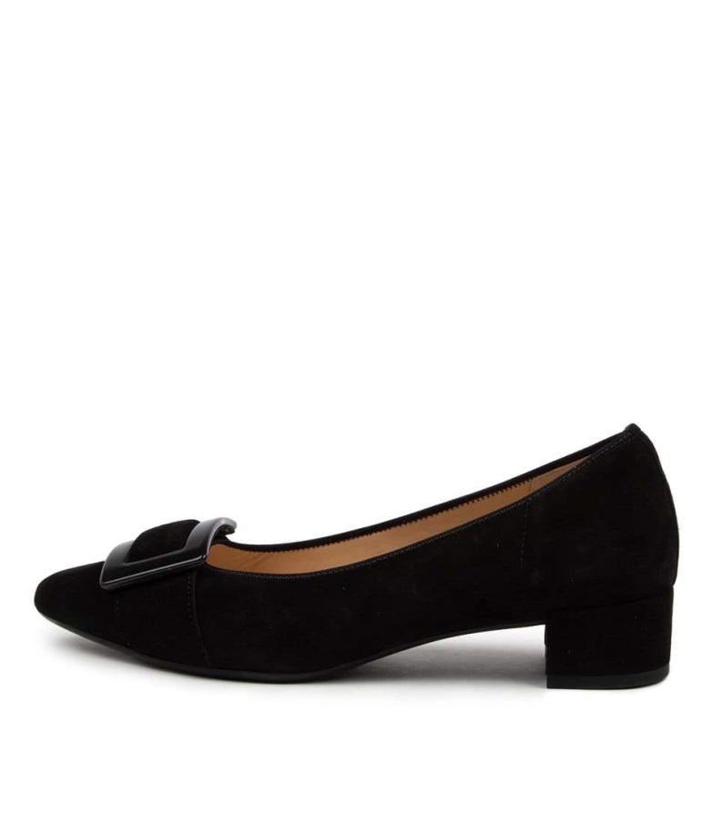 Gabor Telly Schwarz Semsket Skinn