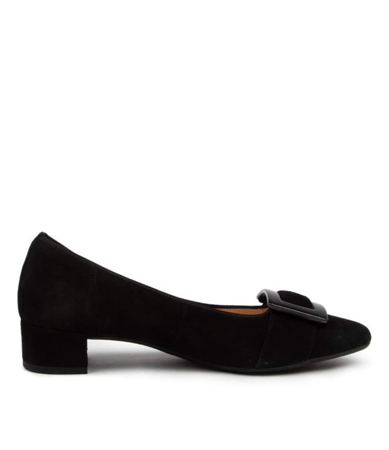 Gabor Telly Schwarz Semsket Skinn