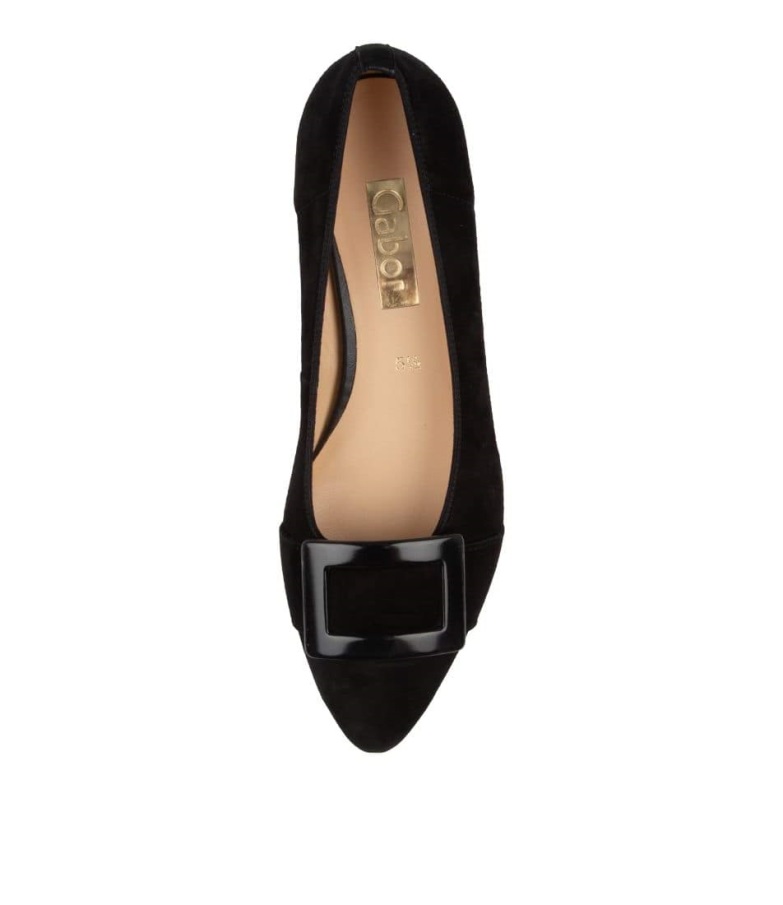 Gabor Telly Schwarz Semsket Skinn