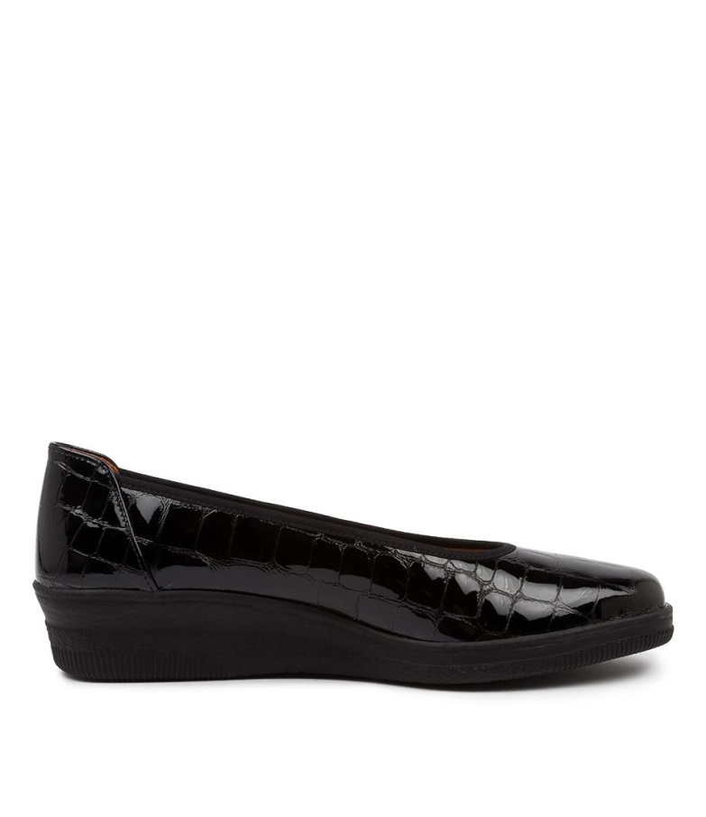 Gabor Trista Svart Patent Pu