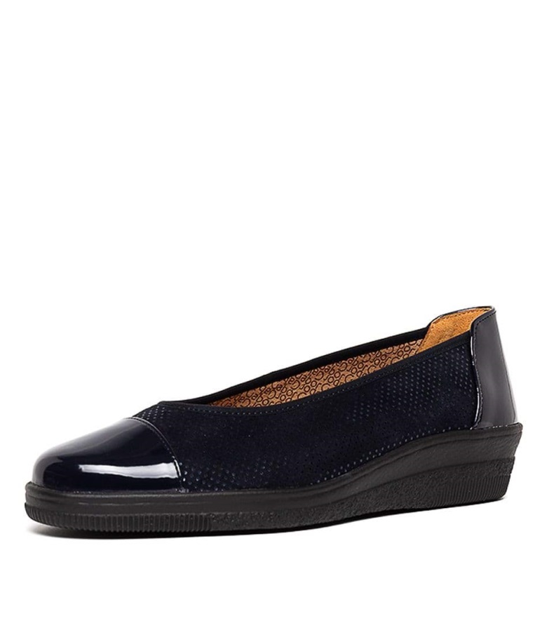 Gabor Yvonne Ocean Patent Semsket Skinn