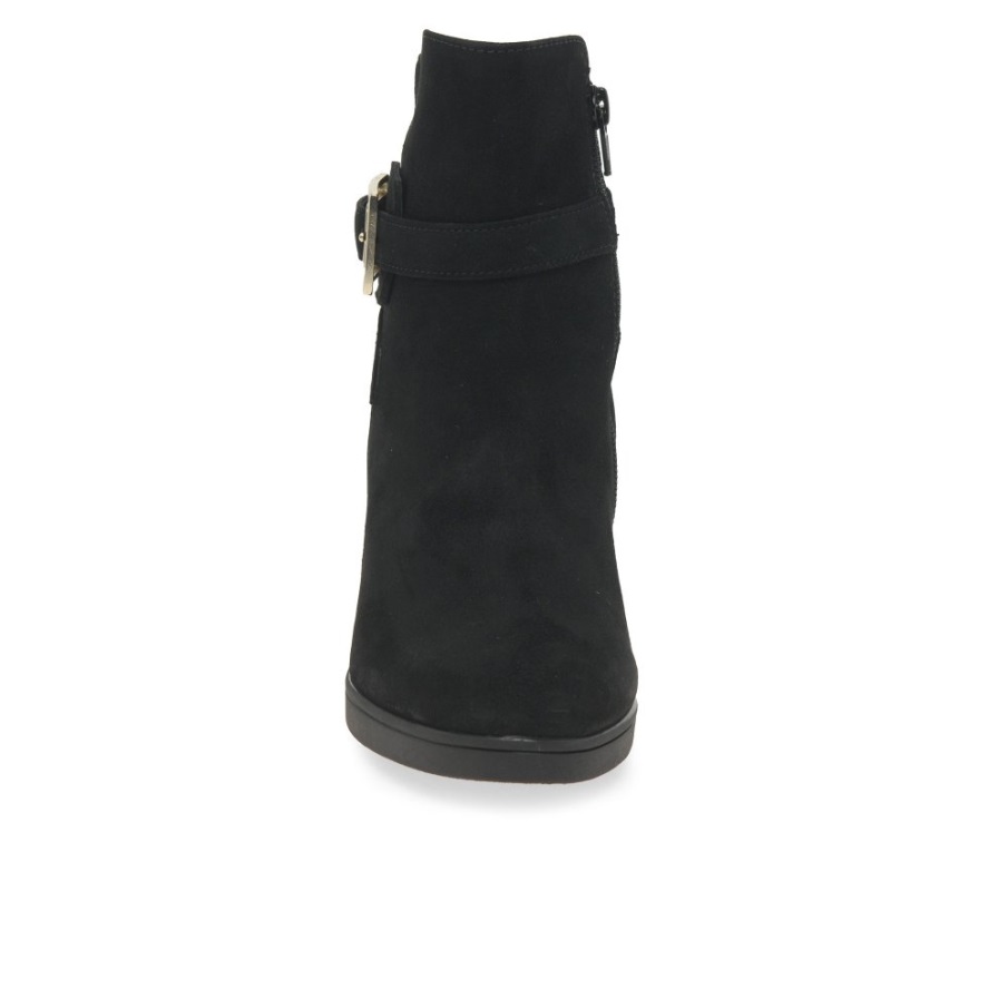 Poet D92.083 Jente Svart Semsket Skinn