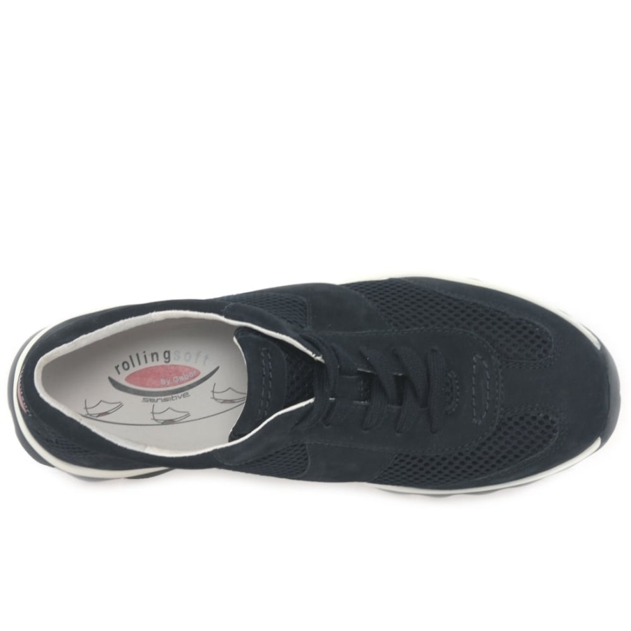 Helen Sportstrener For Kvinner Gabor Nattblå Nubuck