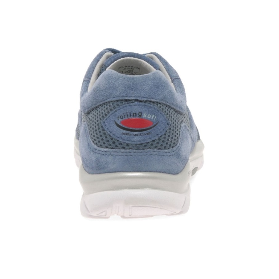 Helen Sportssko For Kvinner Nautisk Semsket Skinn/mesh Gabor