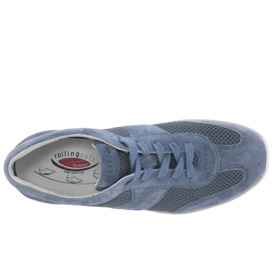 Helen Sportssko For Kvinner Nautisk Semsket Skinn/mesh Gabor