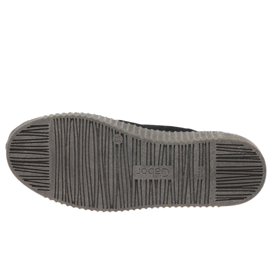 Lanse Ankelstøvletter For Kvinner Gabor Norge Svart Semsket Skinn