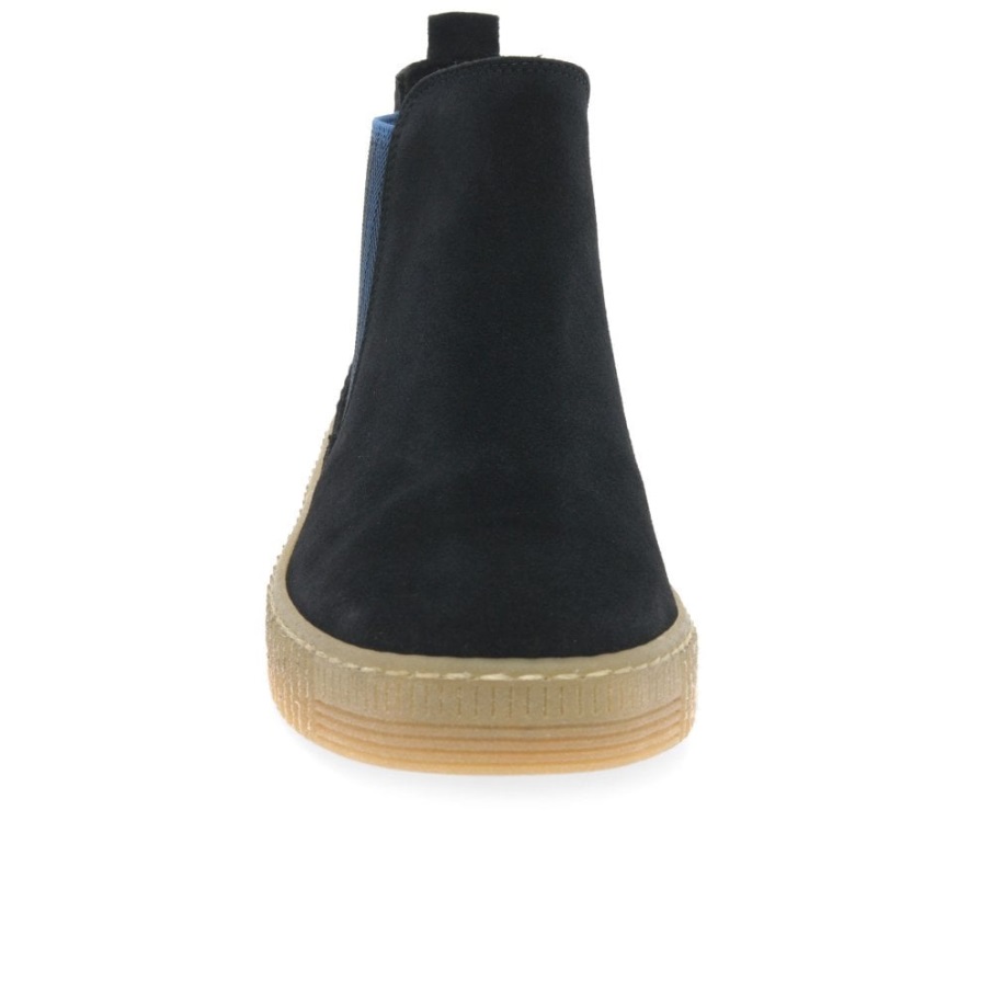 Lourdes Chelsea Boots For Kvinner Pacific Semsket Skinn Gabor Norge