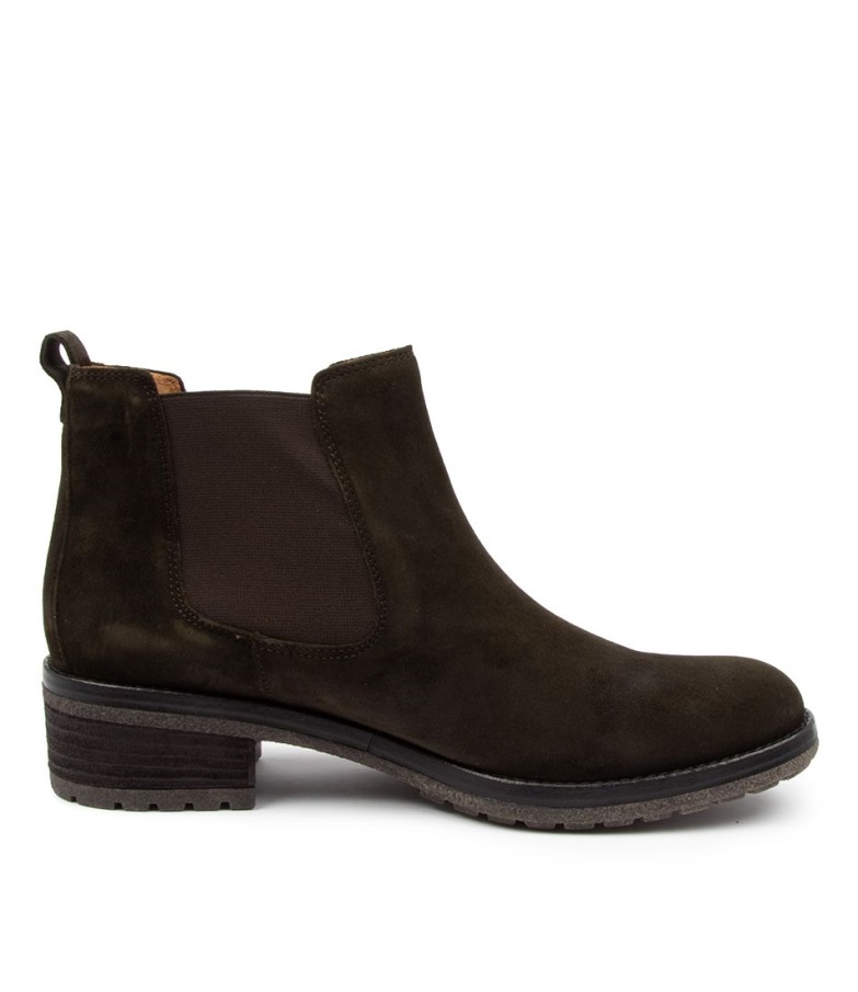 Matilda Grønn Semsket Skinn Gabor