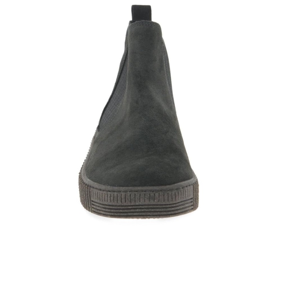 Pepper Semsket Skinn Gabor Norge Lourdes Chelsea Boots For Kvinner