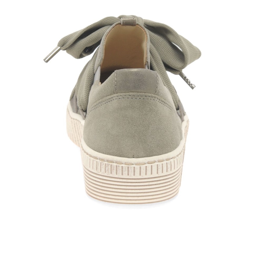 Salvia/bronse Semsket Gabor Vals Fritidssko For Kvinner