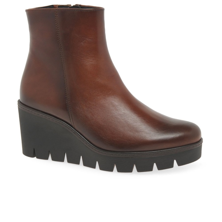 Sattel Gabor Utopia Chunky Kilehæl Ankelstøvletter For Kvinner