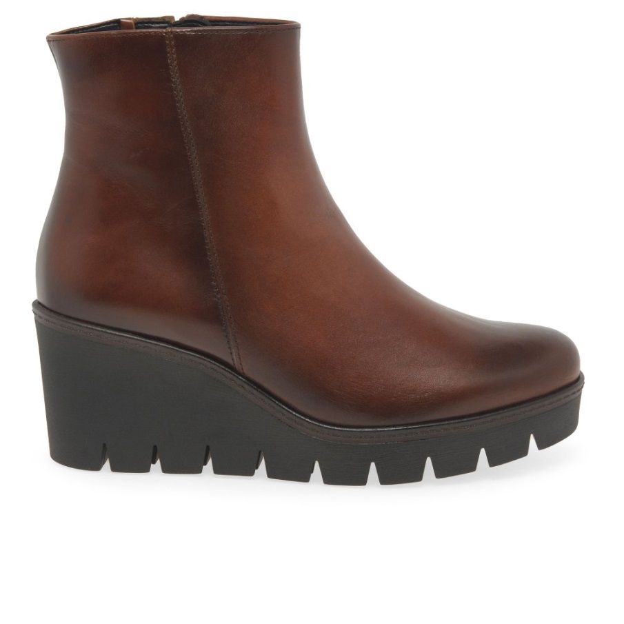 Sattel Gabor Utopia Chunky Kilehæl Ankelstøvletter For Kvinner