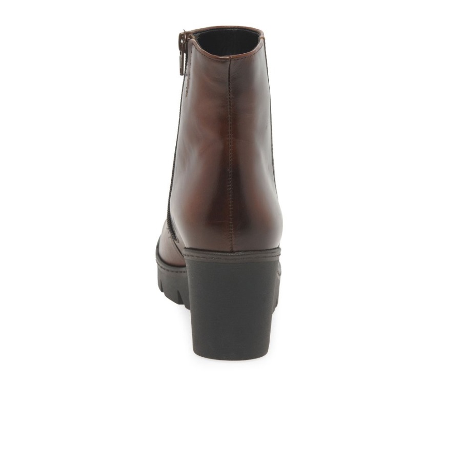 Sattel Gabor Utopia Chunky Kilehæl Ankelstøvletter For Kvinner