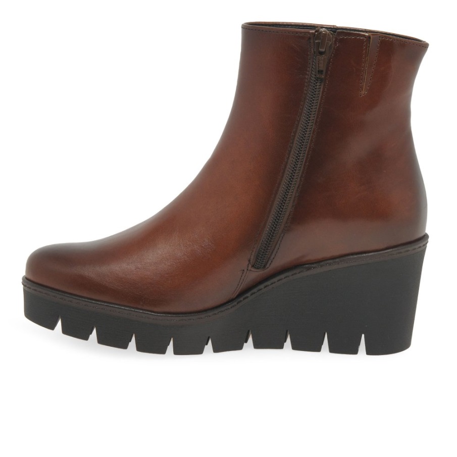 Sattel Gabor Utopia Chunky Kilehæl Ankelstøvletter For Kvinner