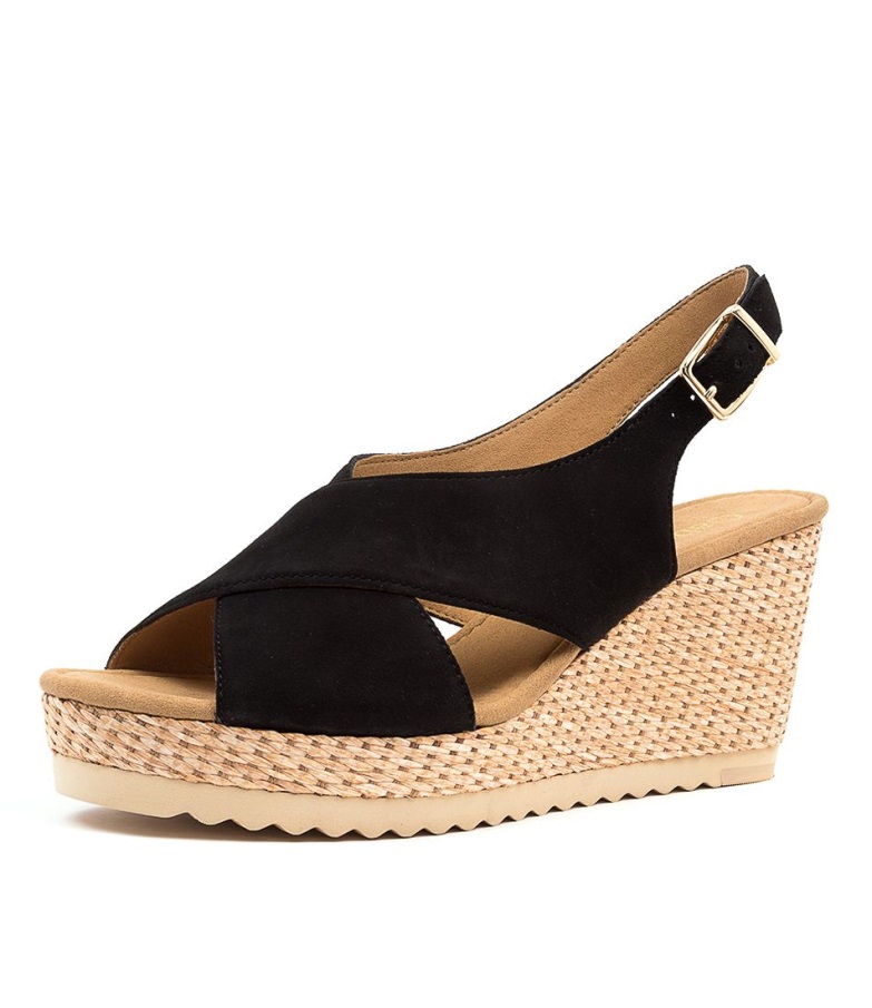 Silas Schwarz Semsket Skinn Gabor