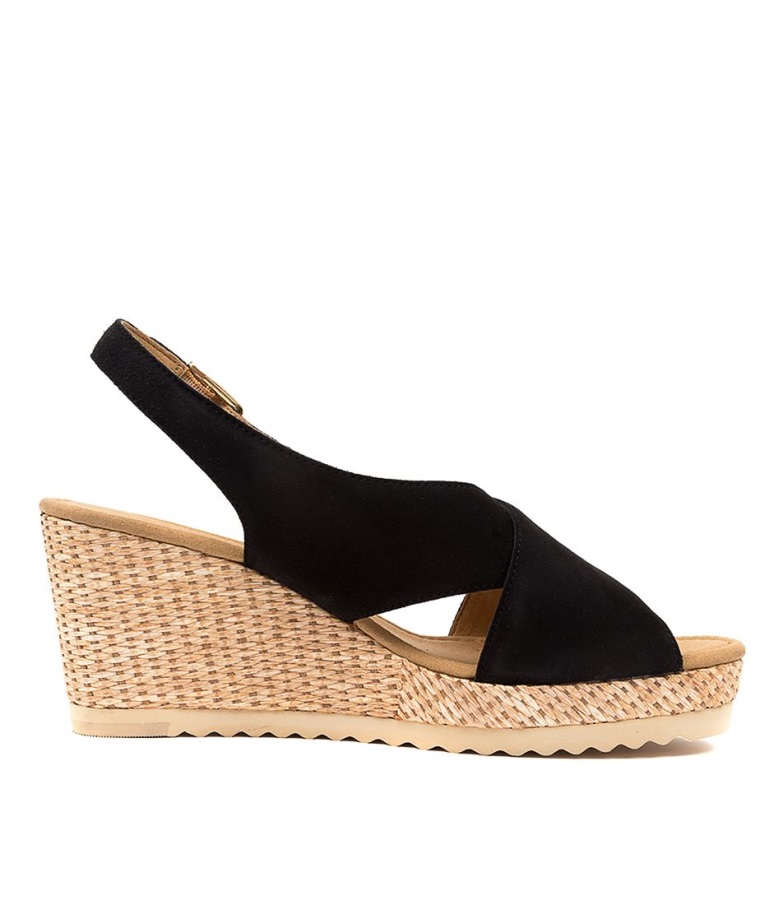 Silas Schwarz Semsket Skinn Gabor