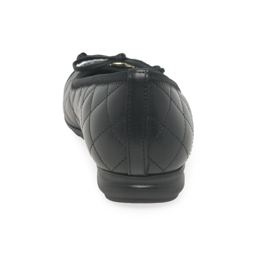 Snøklokke Damer Ballettpumper Gabor Sort/patent